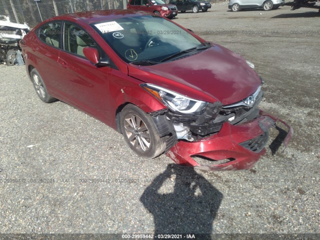 HYUNDAI ELANTRA 2014 5npdh4aexeh469960