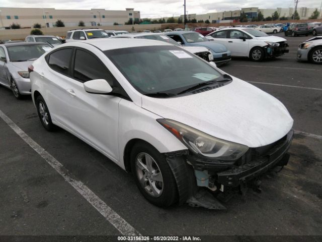 HYUNDAI ELANTRA 2014 5npdh4aexeh474155