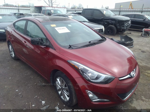 HYUNDAI ELANTRA 2014 5npdh4aexeh476620