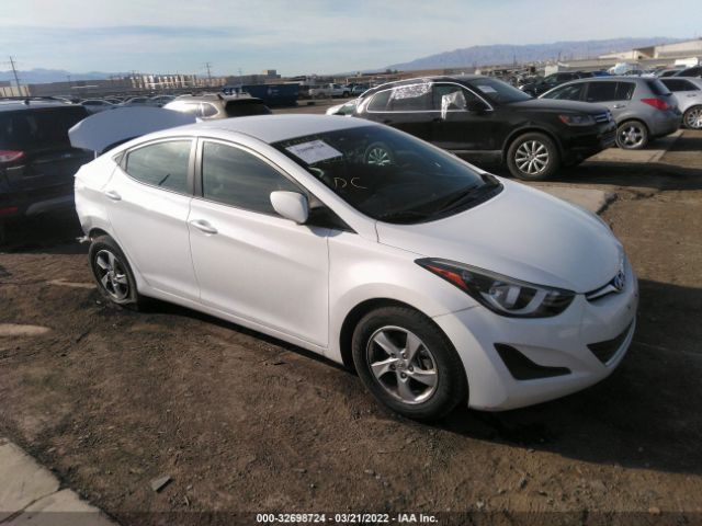 HYUNDAI ELANTRA 2014 5npdh4aexeh486323