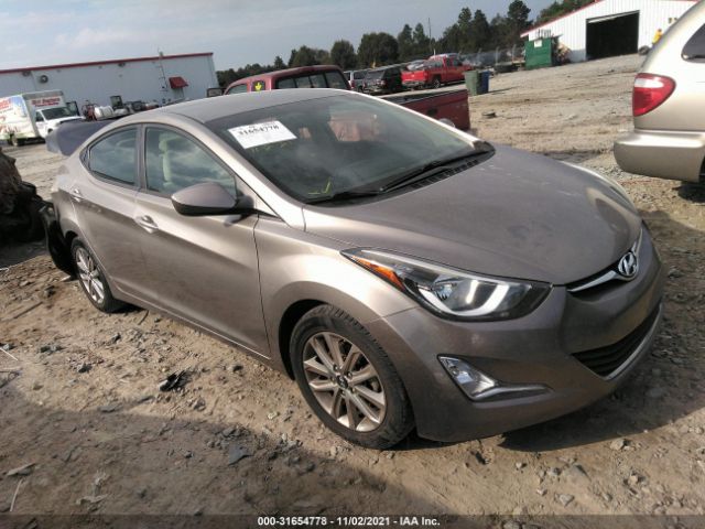 HYUNDAI ELANTRA 2014 5npdh4aexeh488850