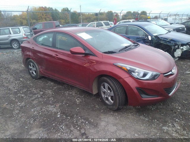 HYUNDAI ELANTRA 2014 5npdh4aexeh491022