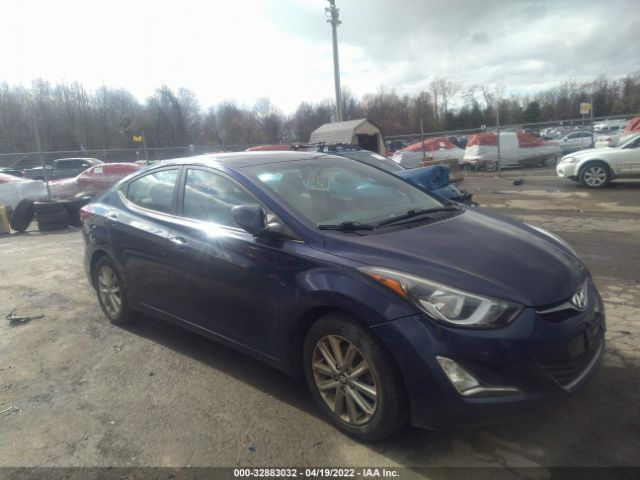 HYUNDAI ELANTRA 2014 5npdh4aexeh497547