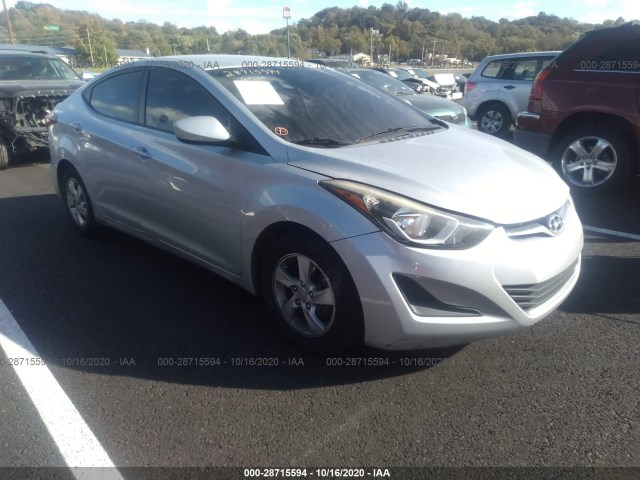 HYUNDAI ELANTRA 2014 5npdh4aexeh498178