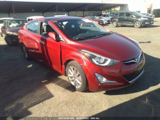 HYUNDAI ELANTRA 2014 5npdh4aexeh499850