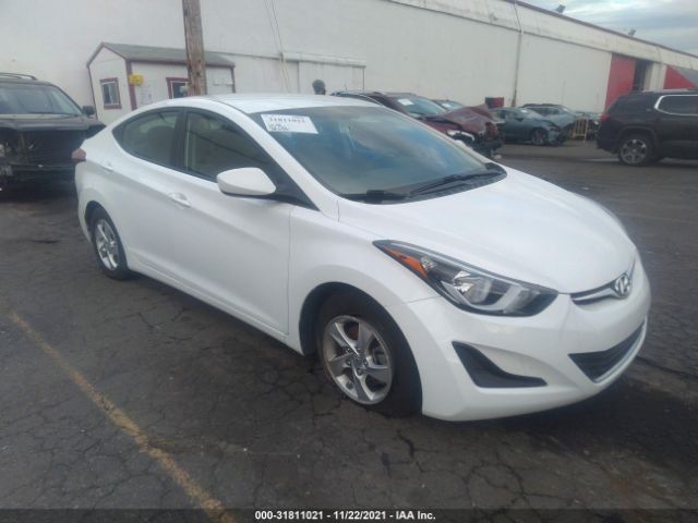 HYUNDAI ELANTRA 2014 5npdh4aexeh500060