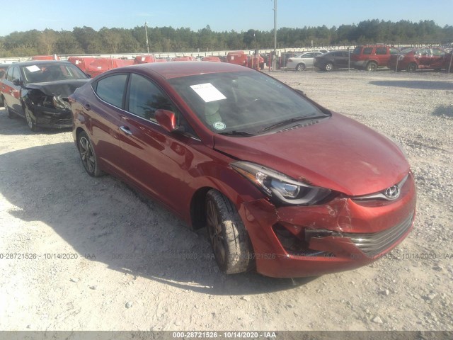 HYUNDAI ELANTRA 2014 5npdh4aexeh502777