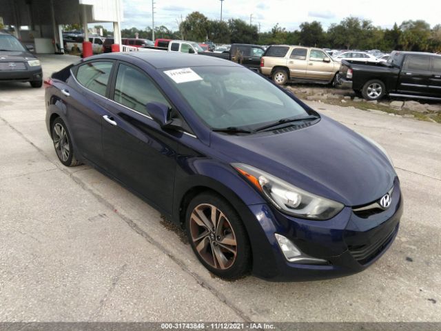 HYUNDAI ELANTRA 2014 5npdh4aexeh503072