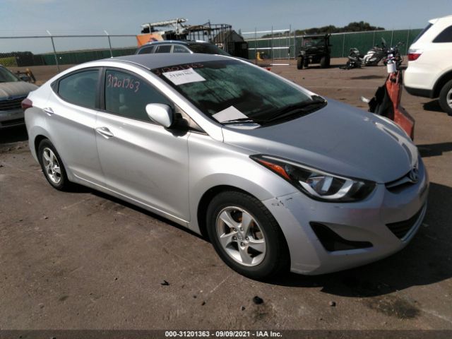 HYUNDAI ELANTRA 2014 5npdh4aexeh505274