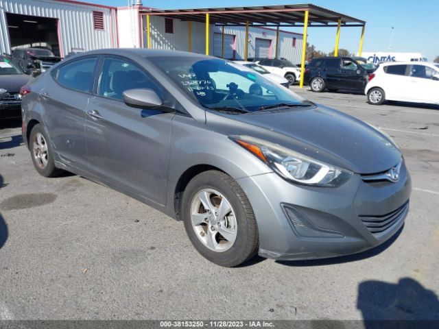 HYUNDAI ELANTRA 2014 5npdh4aexeh513312