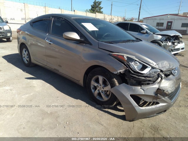 HYUNDAI ELANTRA 2014 5npdh4aexeh518915