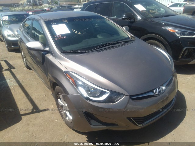 HYUNDAI ELANTRA 2014 5npdh4aexeh525296