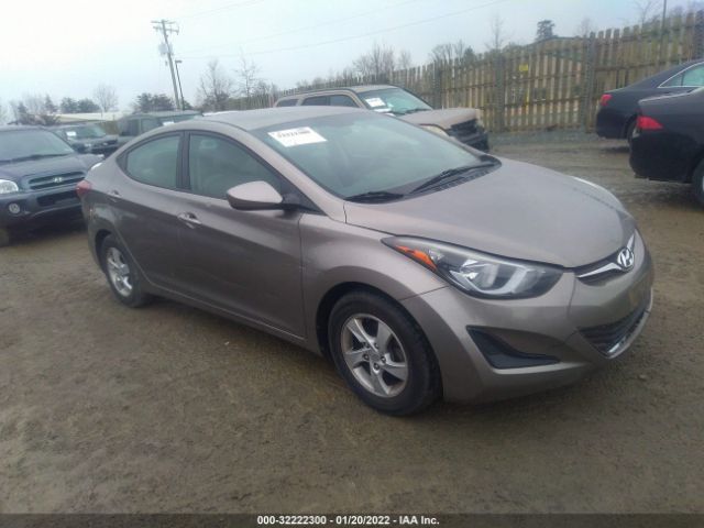 HYUNDAI ELANTRA 2014 5npdh4aexeh529980