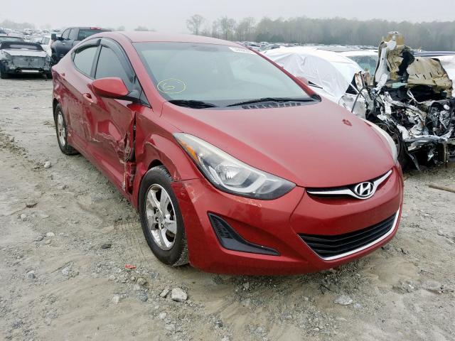 HYUNDAI ELANTRA SE 2014 5npdh4aexeh534354