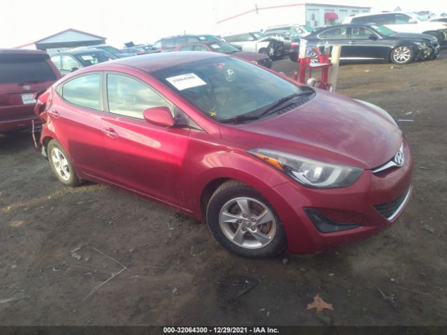 HYUNDAI ELANTRA 2014 5npdh4aexeh535195