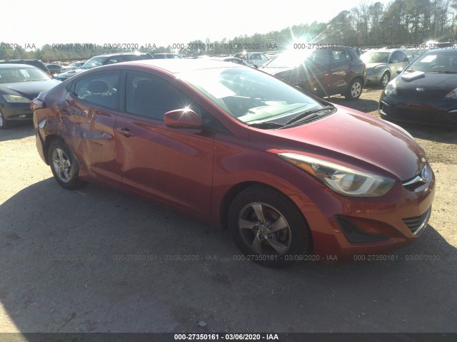 HYUNDAI ELANTRA 2014 5npdh4aexeh536069