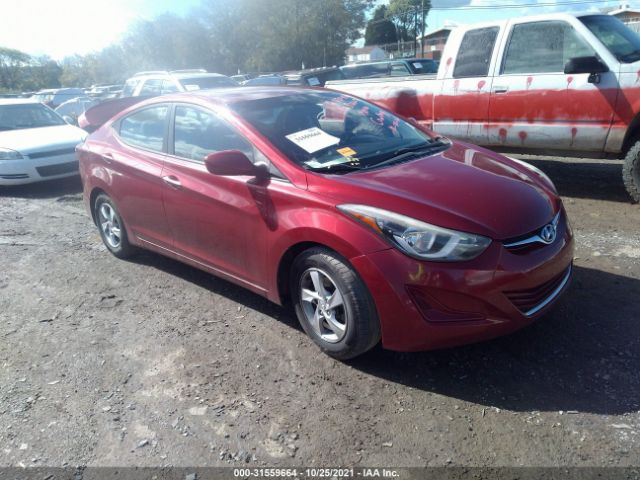 HYUNDAI ELANTRA 2014 5npdh4aexeh536623