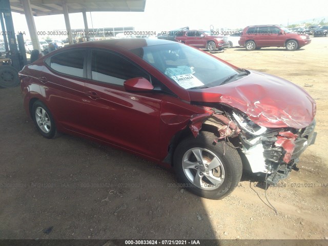 HYUNDAI ELANTRA 2014 5npdh4aexeh536914