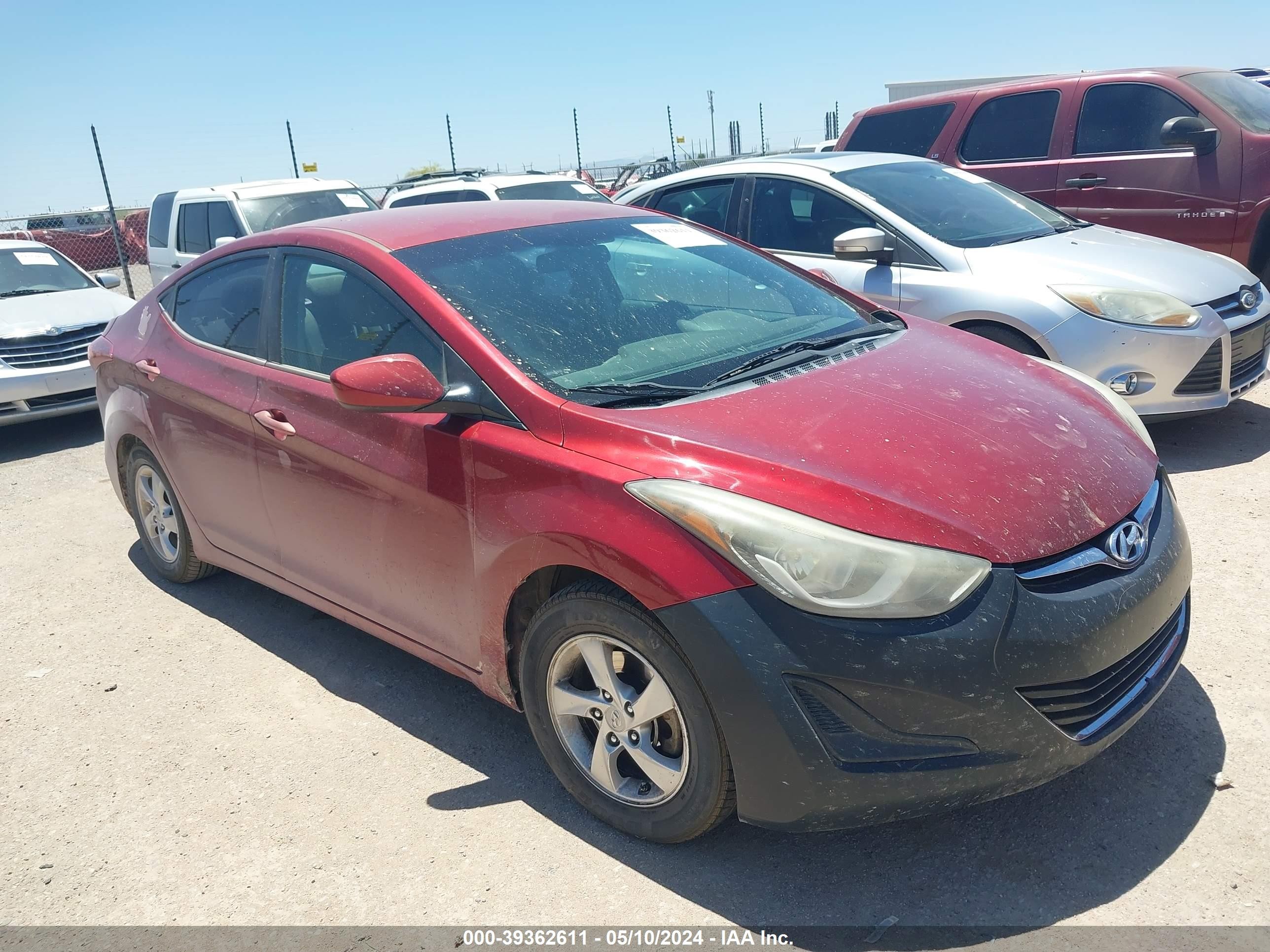 HYUNDAI ELANTRA 2014 5npdh4aexeh536928