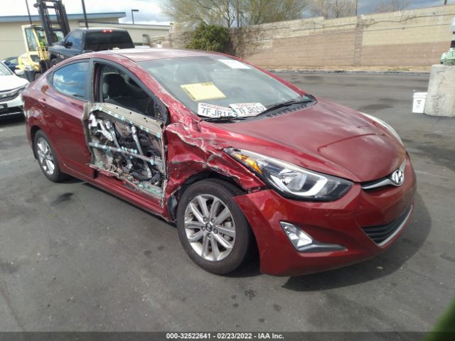 HYUNDAI ELANTRA 2014 5npdh4aexeh537450