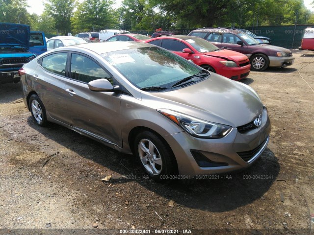 HYUNDAI ELANTRA 2014 5npdh4aexeh538307