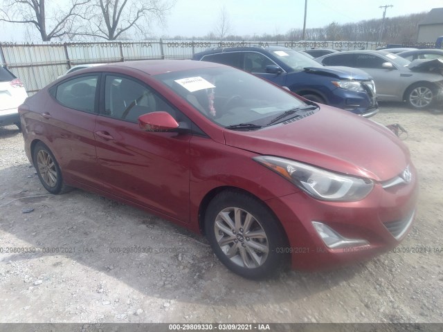 HYUNDAI ELANTRA 2014 5npdh4aexeh542180