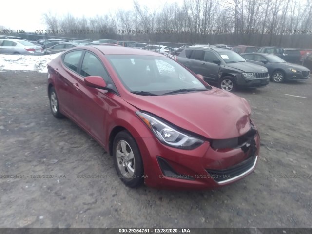 HYUNDAI ELANTRA 2015 5npdh4aexfh548448