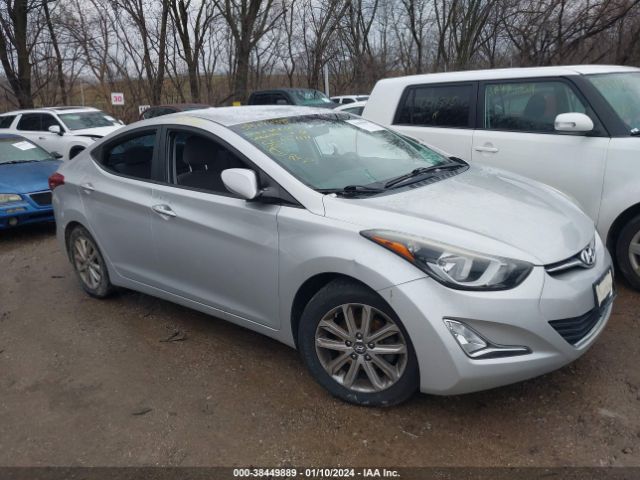 HYUNDAI ELANTRA 2015 5npdh4aexfh551544