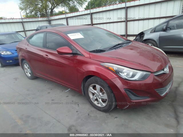 HYUNDAI ELANTRA 2015 5npdh4aexfh560681