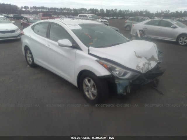 HYUNDAI ELANTRA 2015 5npdh4aexfh564326