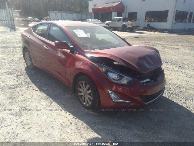 HYUNDAI ELANTRA 2015 5npdh4aexfh577416