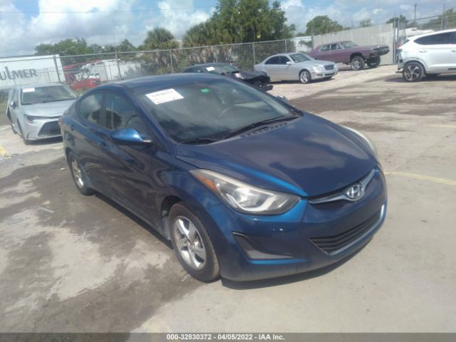 HYUNDAI ELANTRA 2015 5npdh4aexfh603660