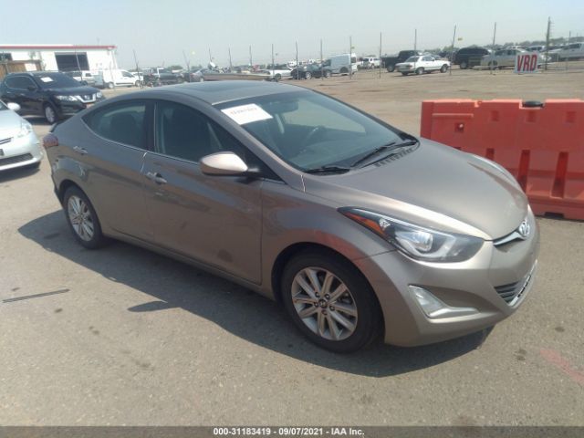 HYUNDAI ELANTRA 2015 5npdh4aexfh604078