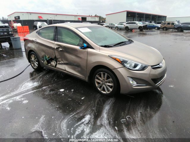 HYUNDAI ELANTRA 2015 5npdh4aexfh607546