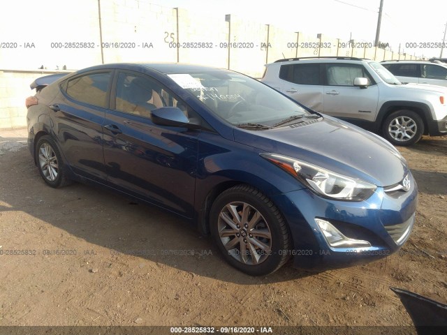 HYUNDAI ELANTRA 2015 5npdh4aexfh611371