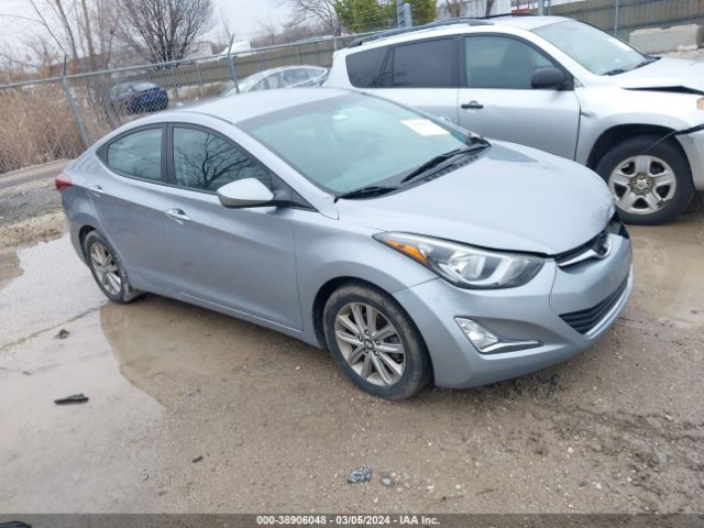 HYUNDAI ELANTRA 2015 5npdh4aexfh611838