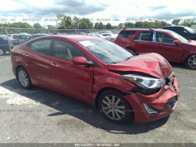 HYUNDAI ELANTRA 2015 5npdh4aexfh615615