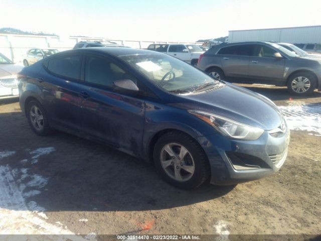 HYUNDAI ELANTRA 2015 5npdh4aexfh623018