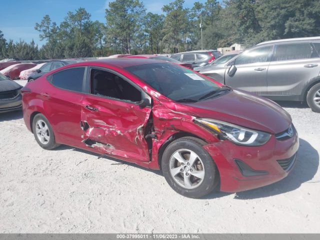 HYUNDAI ELANTRA 2015 5npdh4aexfh623942