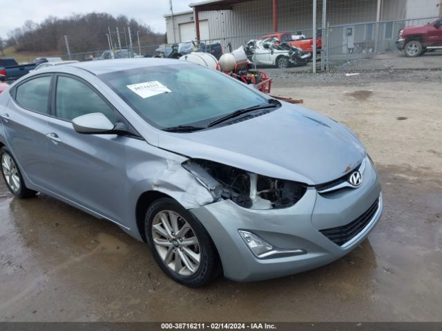 HYUNDAI ELANTRA 2015 5npdh4aexfh634875