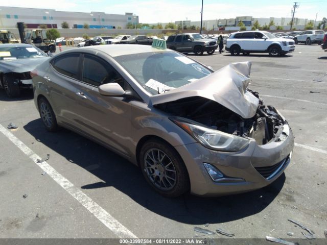 HYUNDAI ELANTRA 2015 5npdh4aexfh641583