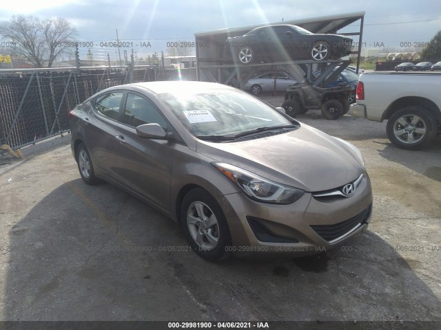 HYUNDAI ELANTRA 2015 5npdh4aexfh645617