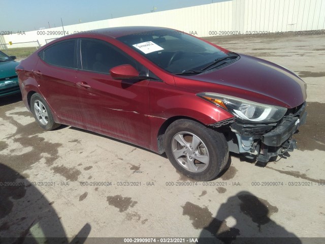 HYUNDAI ELANTRA 2015 5npdh4aexfh651823