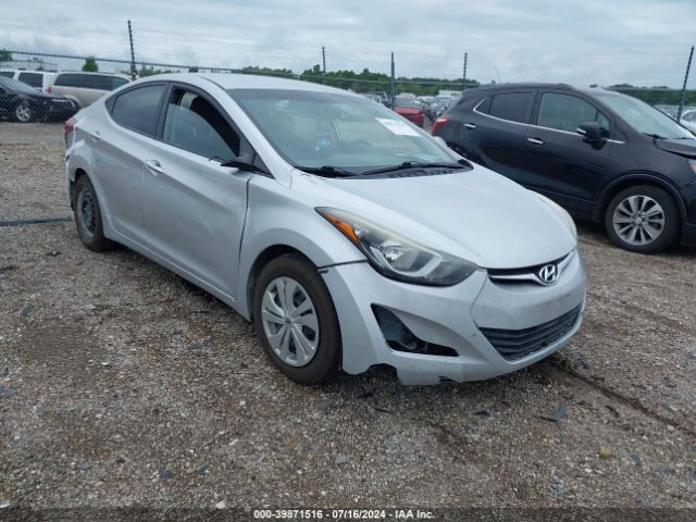 HYUNDAI ELANTRA 2016 5npdh4aexgh664542