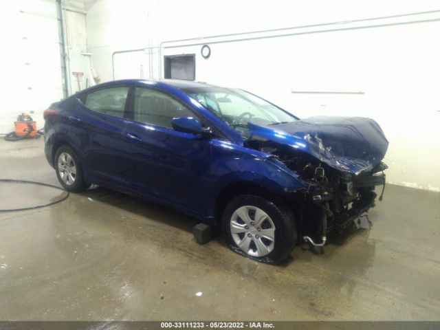 HYUNDAI ELANTRA 2016 5npdh4aexgh664685