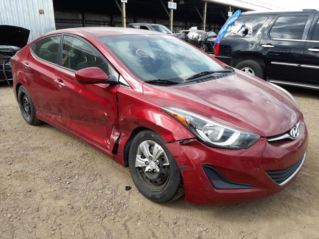 HYUNDAI ELANTRA SE 2016 5npdh4aexgh665786