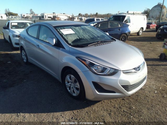 HYUNDAI ELANTRA 2016 5npdh4aexgh677078