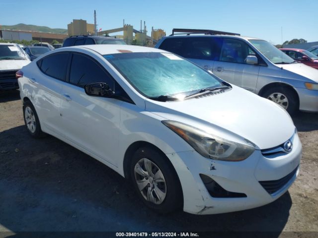 HYUNDAI ELANTRA 2016 5npdh4aexgh678179