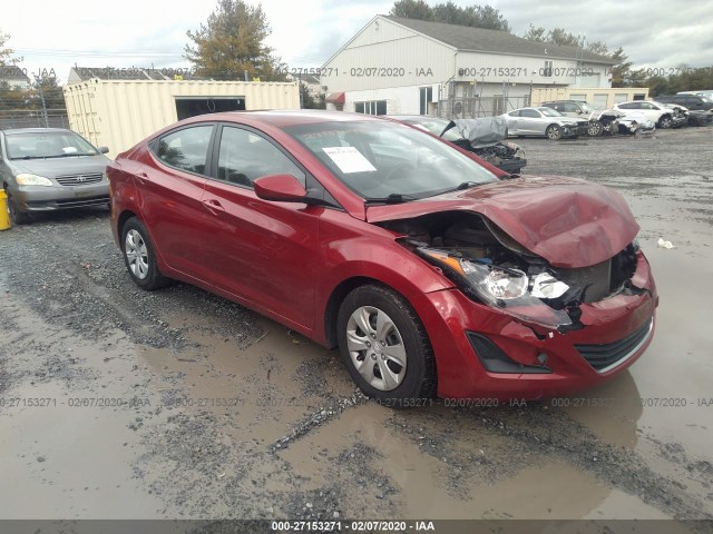 HYUNDAI ELANTRA 2016 5npdh4aexgh679817