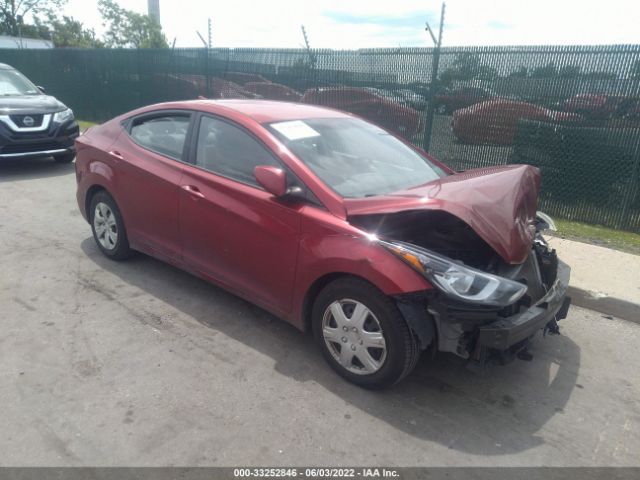 HYUNDAI ELANTRA 2016 5npdh4aexgh688162